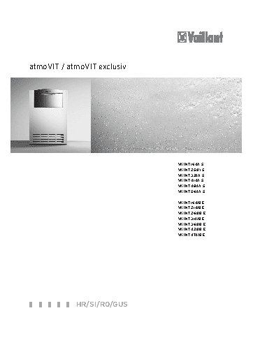 VAILLANT atmo VIT VK INT 2541-5