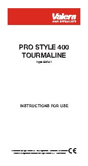 VALERA 602.01B Pro Style Tourmaline