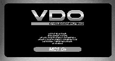VDO MC1.0 Plus
