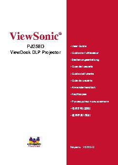 VIEWSONIC PJ258D