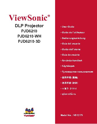 VIEWSONIC PJD6210-WH