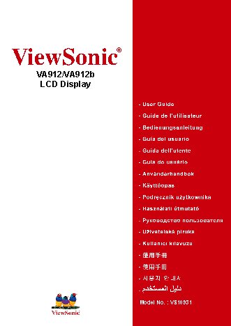 VIEWSONIC VA912