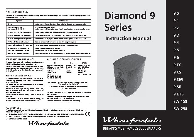 WHARFEDALE Diamond 9 CS