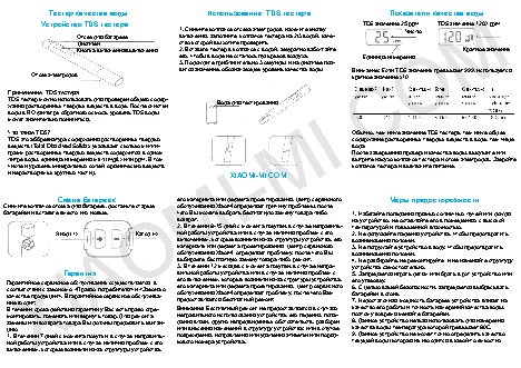 XIAOMI Mi Water Quality TDS Tester 1152800035