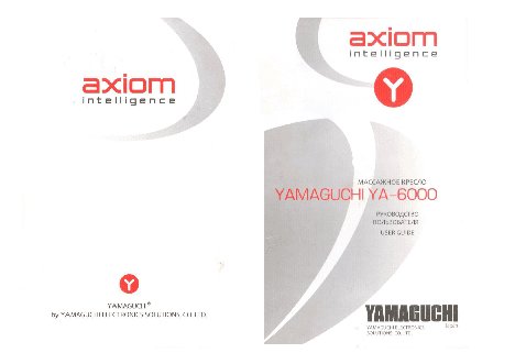 YAMAGUCHI YA-6000 Axiom