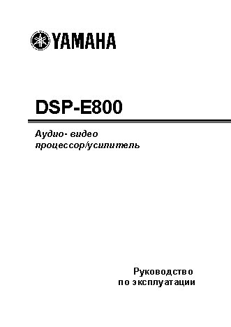 YAMAHA DSP-E800