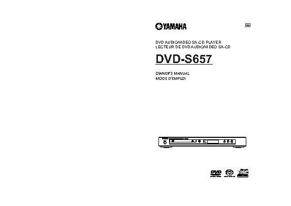 YAMAHA DVD-S657