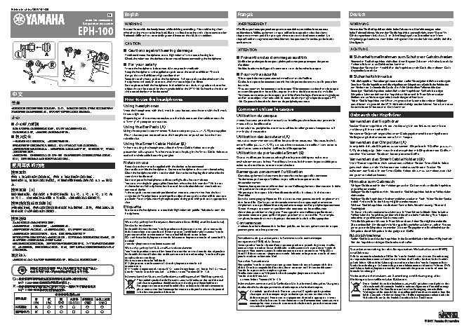 YAMAHA EPH-100