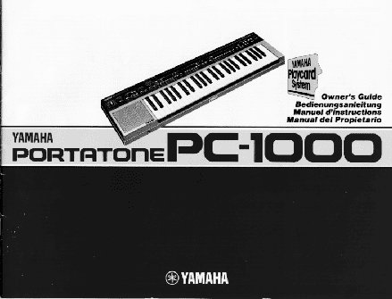 YAMAHA PC-1000
