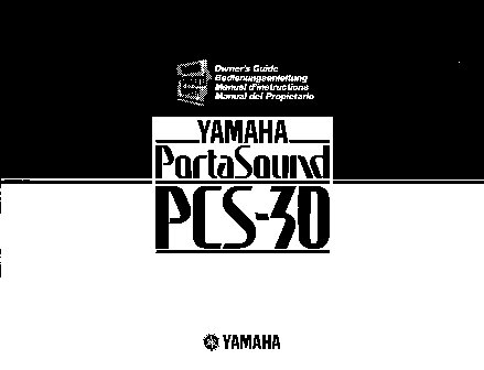 YAMAHA PCS-30