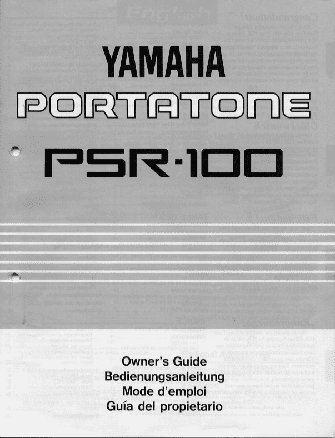 YAMAHA PSR-100