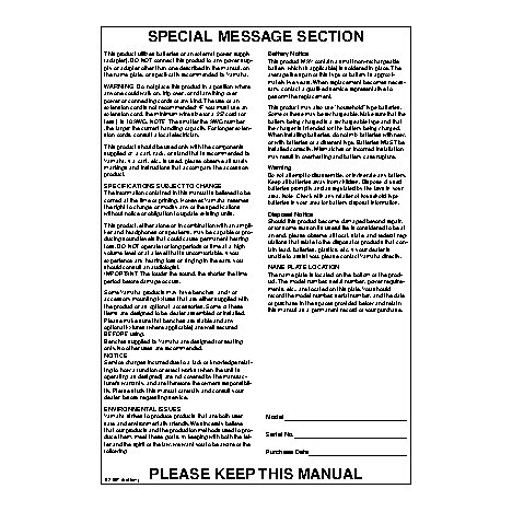 YAMAHA PSR-1000 / PSR-2000