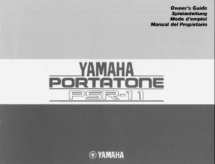 YAMAHA PSR-11