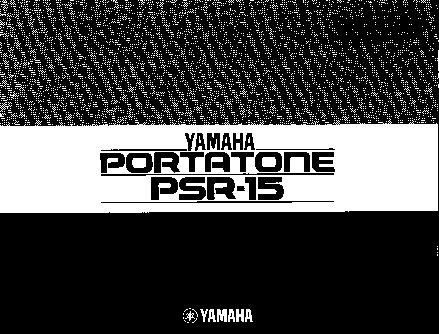 YAMAHA PSR-15