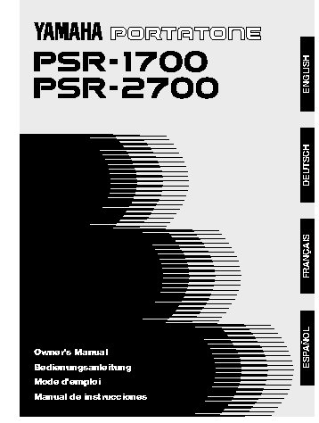 YAMAHA PSR-1700