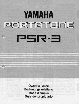 YAMAHA PSR-3