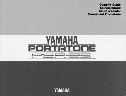 YAMAHA PSR-32