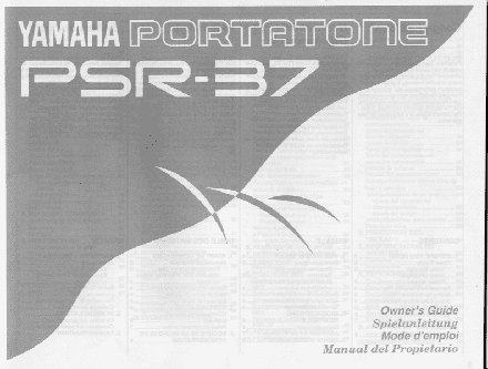 YAMAHA PSR-37
