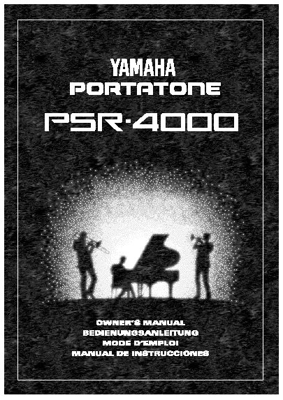 YAMAHA PSR-4000