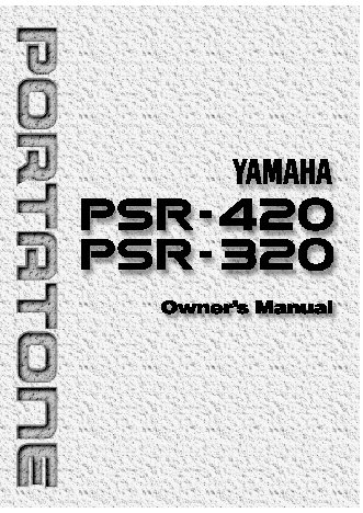 YAMAHA PSR-320