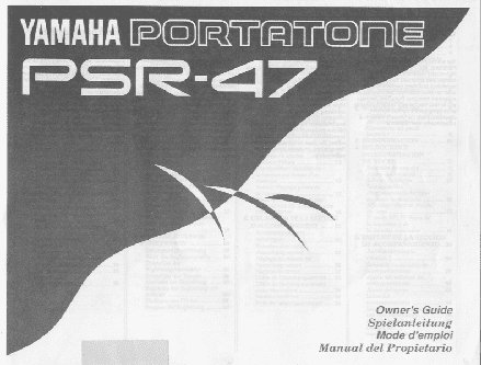 YAMAHA PSR-47