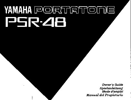 YAMAHA PSR-48