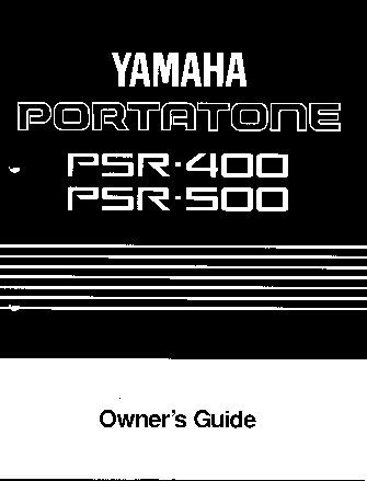 YAMAHA PSR-400