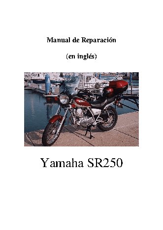 YAMAHA SR250