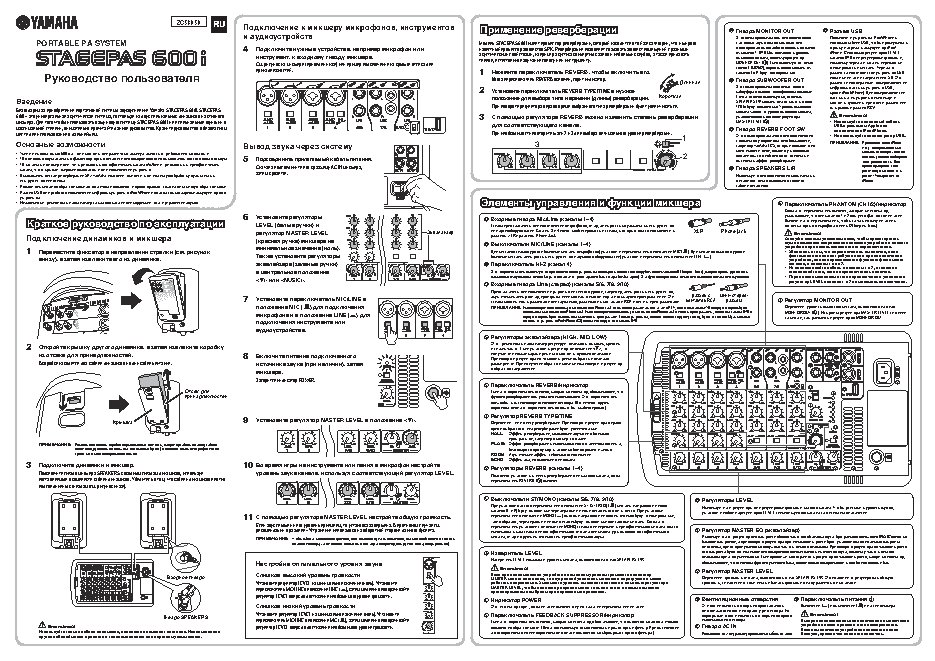 YAMAHA STAGEPAS 600i