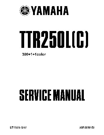 YAMAHA TTR250L (1999)