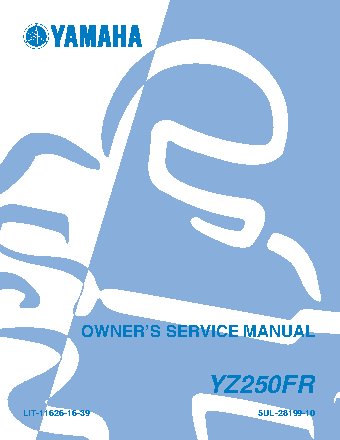 Yamaha WR250F (2003)