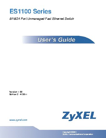 ZYXEL ES1100-16P