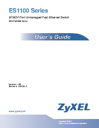 ZYXEL ES1100-8P