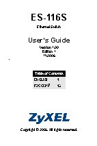 ZYXEL ES-116S