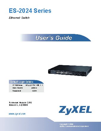 ZYXEL ES-2024PWR
