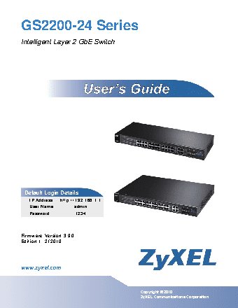 ZYXEL GS2200-24P