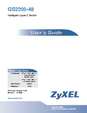 ZYXEL GS2200-48