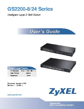 ZYXEL GS2200-8