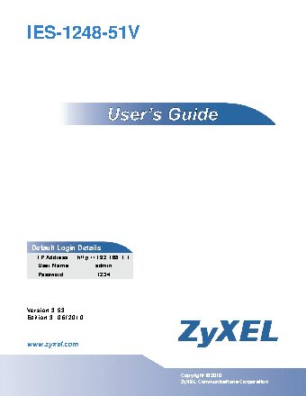 ZYXEL IES-1248V