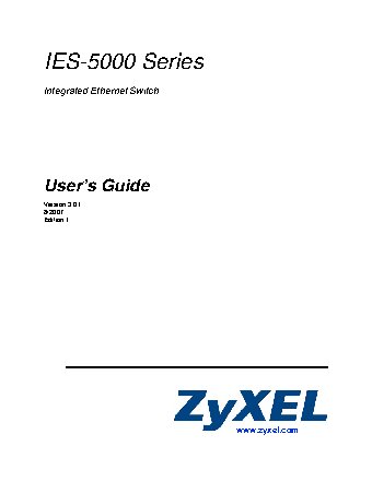 ZYXEL IES-5000
