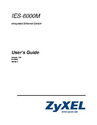 ZYXEL IES-6000