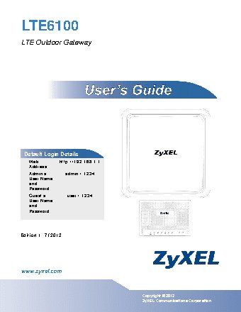ZYXEL LTE6100
