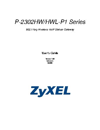 ZYXEL P-2302HW EE (Lifeline)