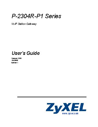 ZYXEL P-2304R EE