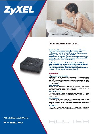 ZYXEL P-660RU EE
