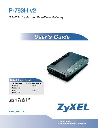 ZYXEL P-793H v2