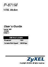ZYXEL P-871M
