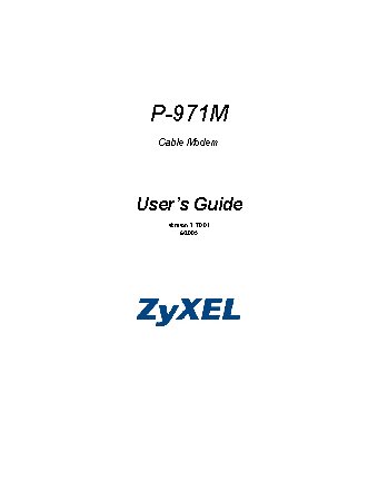ZYXEL P-971M