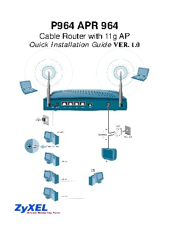 ZYXEL Prestige 964 Cable Router