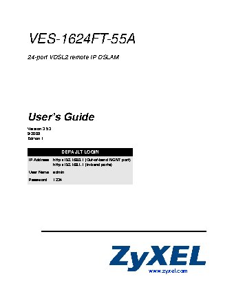 ZYXEL VES-1624FT-55A
